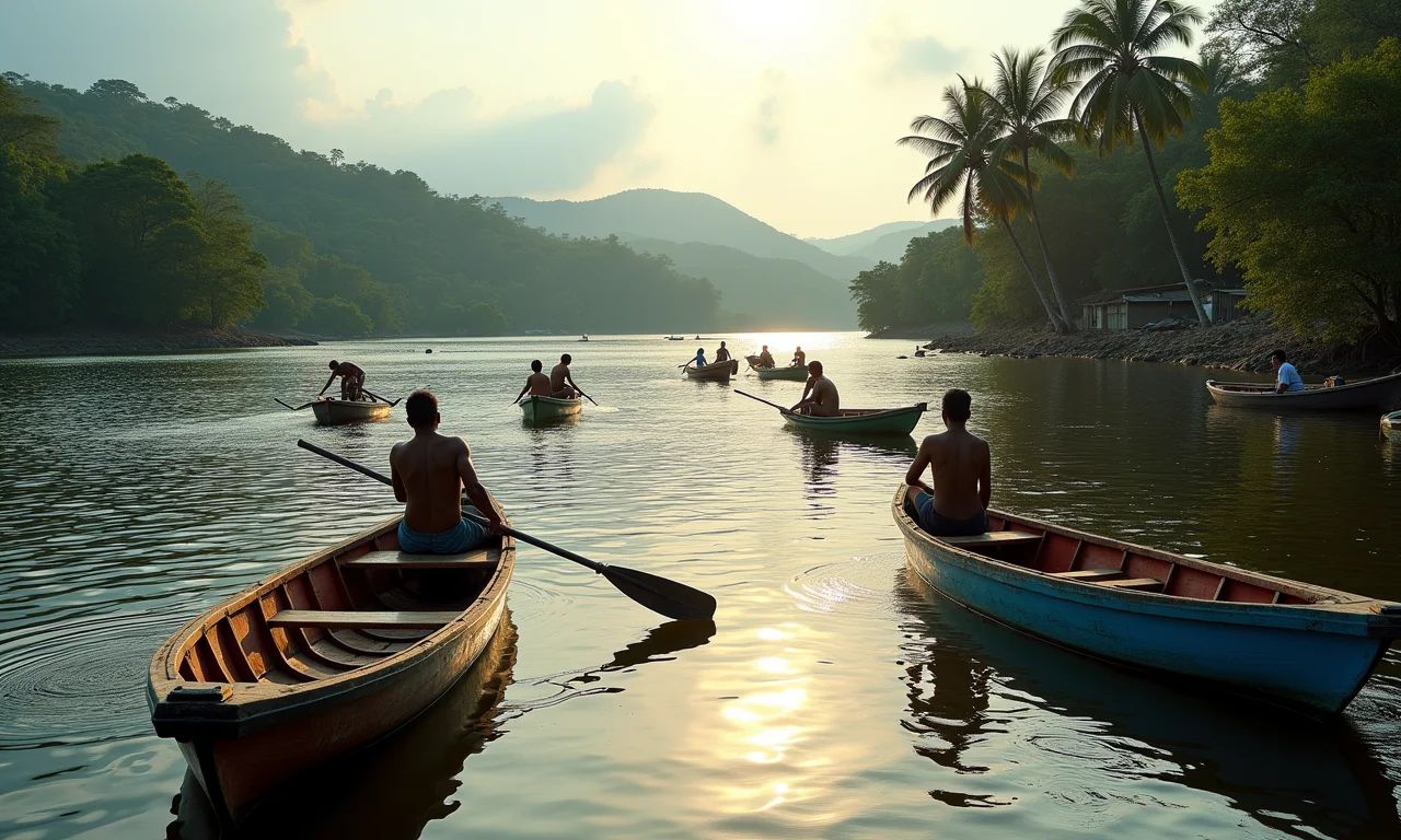 Vila de Atins e a foz do Rio Preguiças, atmosfera tranquila.